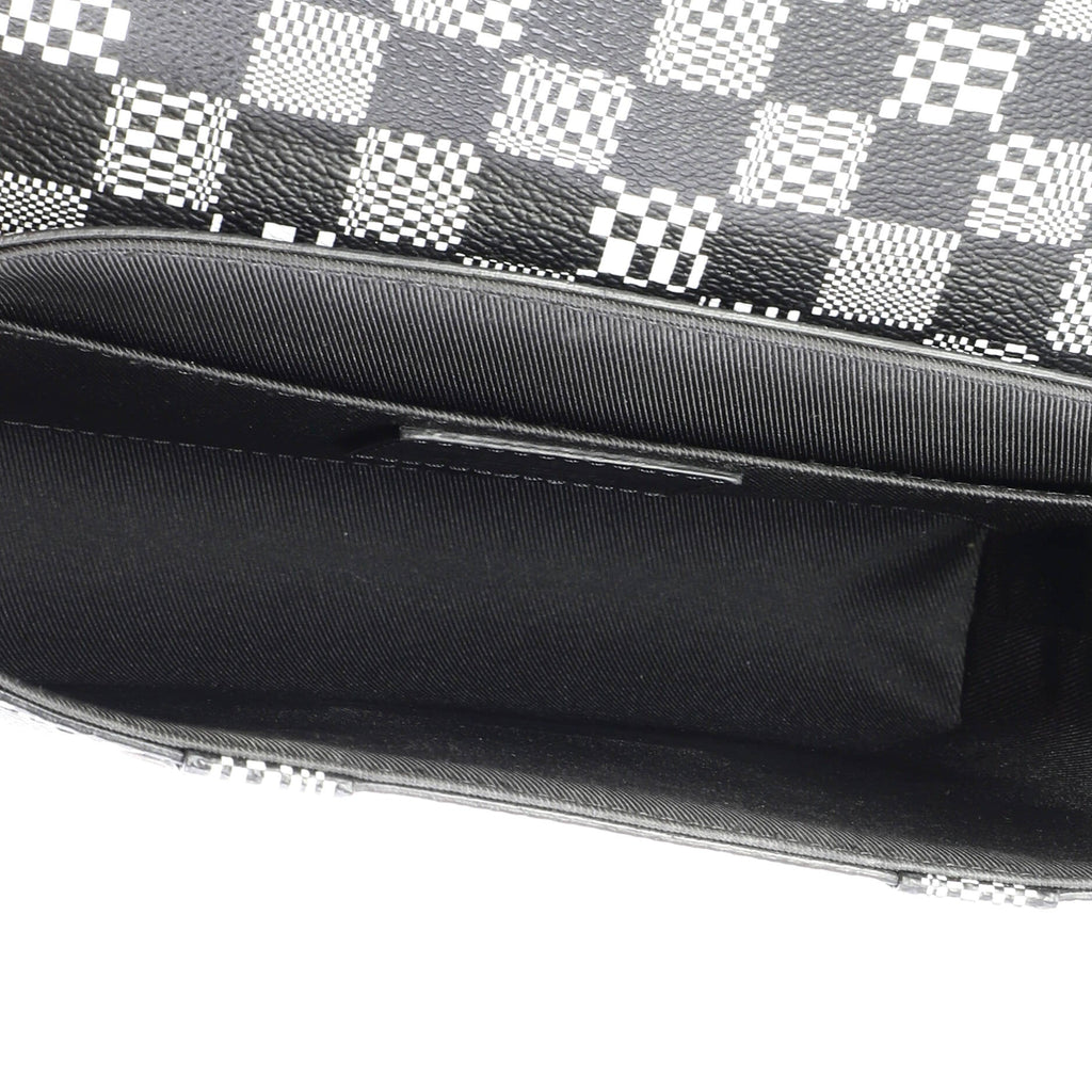 Flap Soft Trunk Messenger Bag Limited Edition Distorted Damier