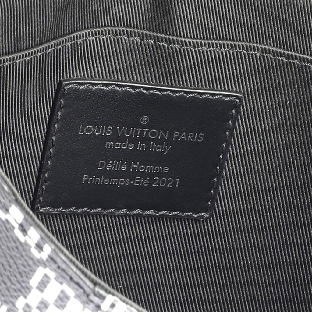 Flap Soft Trunk Messenger Bag Limited Edition Distorted Damier