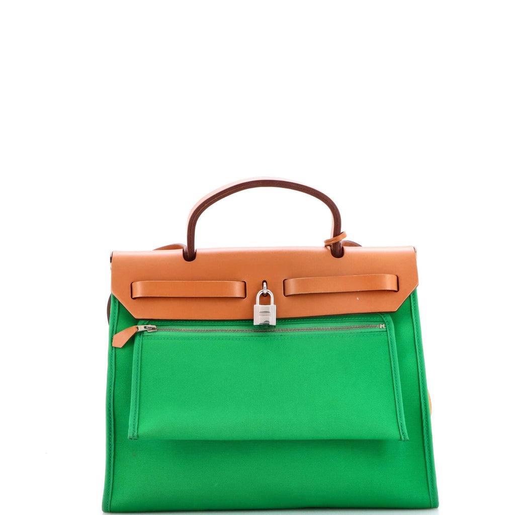 Herbag Zip Leather and Toile 31