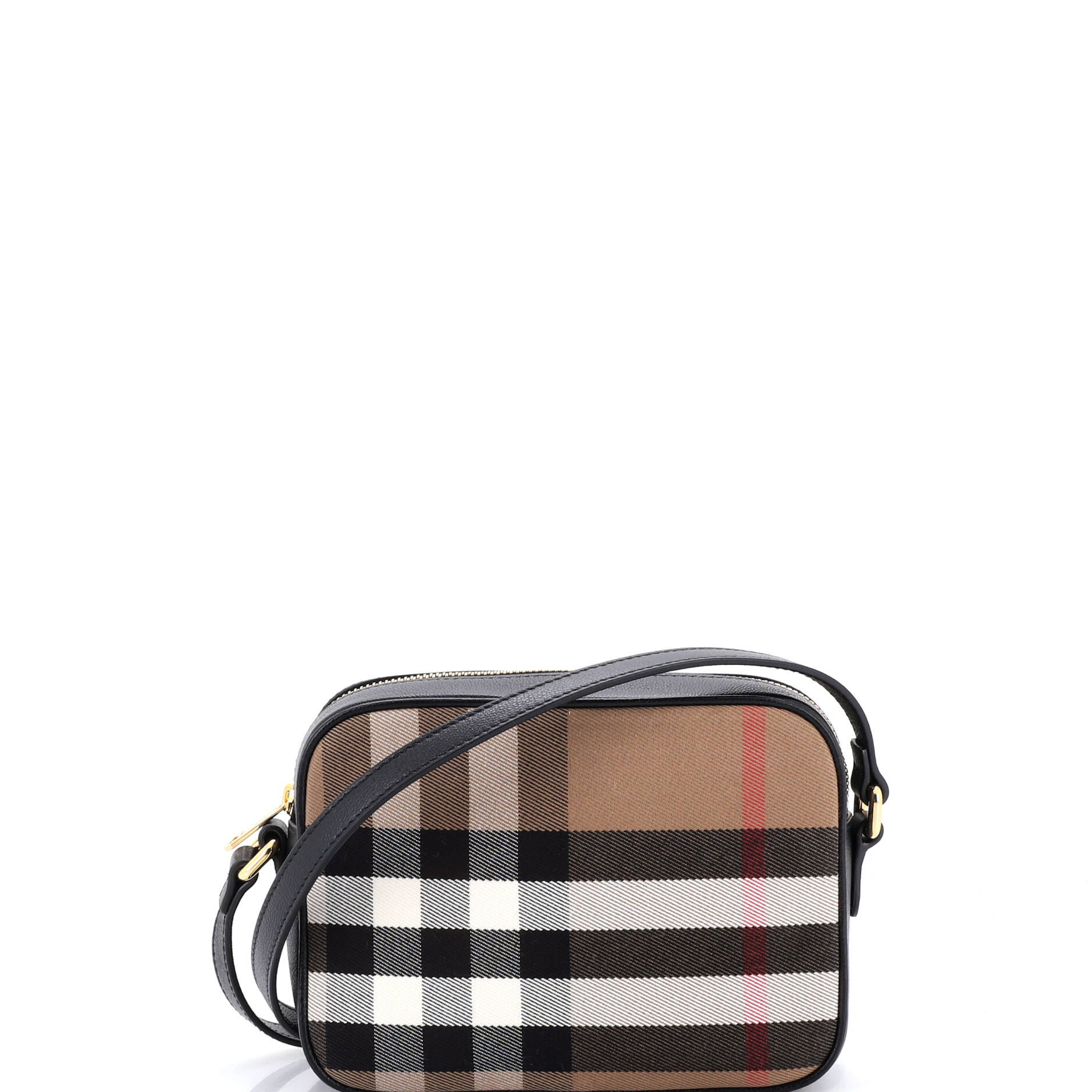 Camera Bag House Check Canvas Small