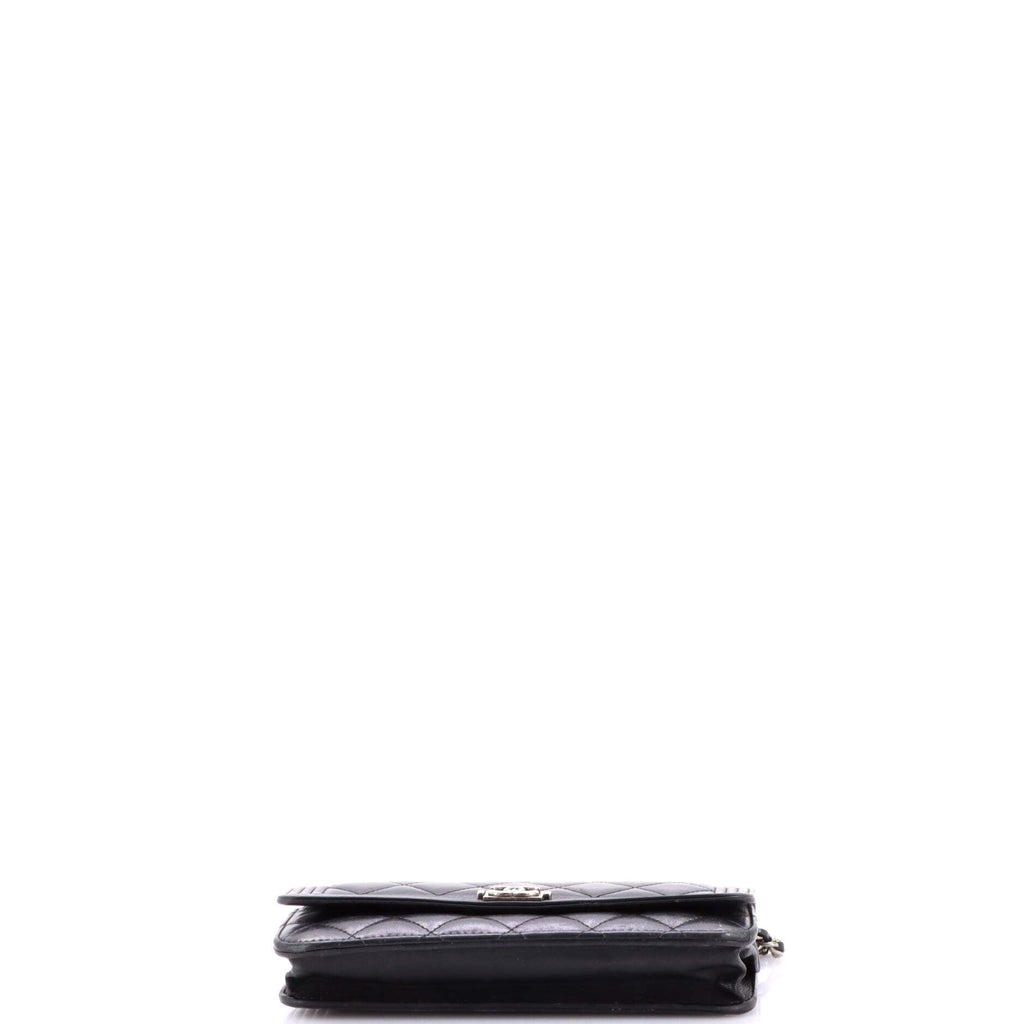 Boy Wallet on Chain Quilted Lambskin
