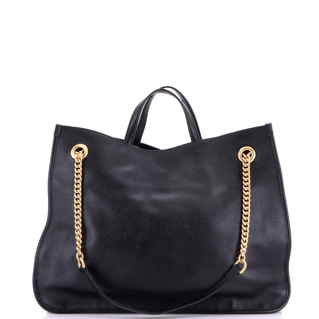 Horsebit 1955 Chain Tote Leather Large