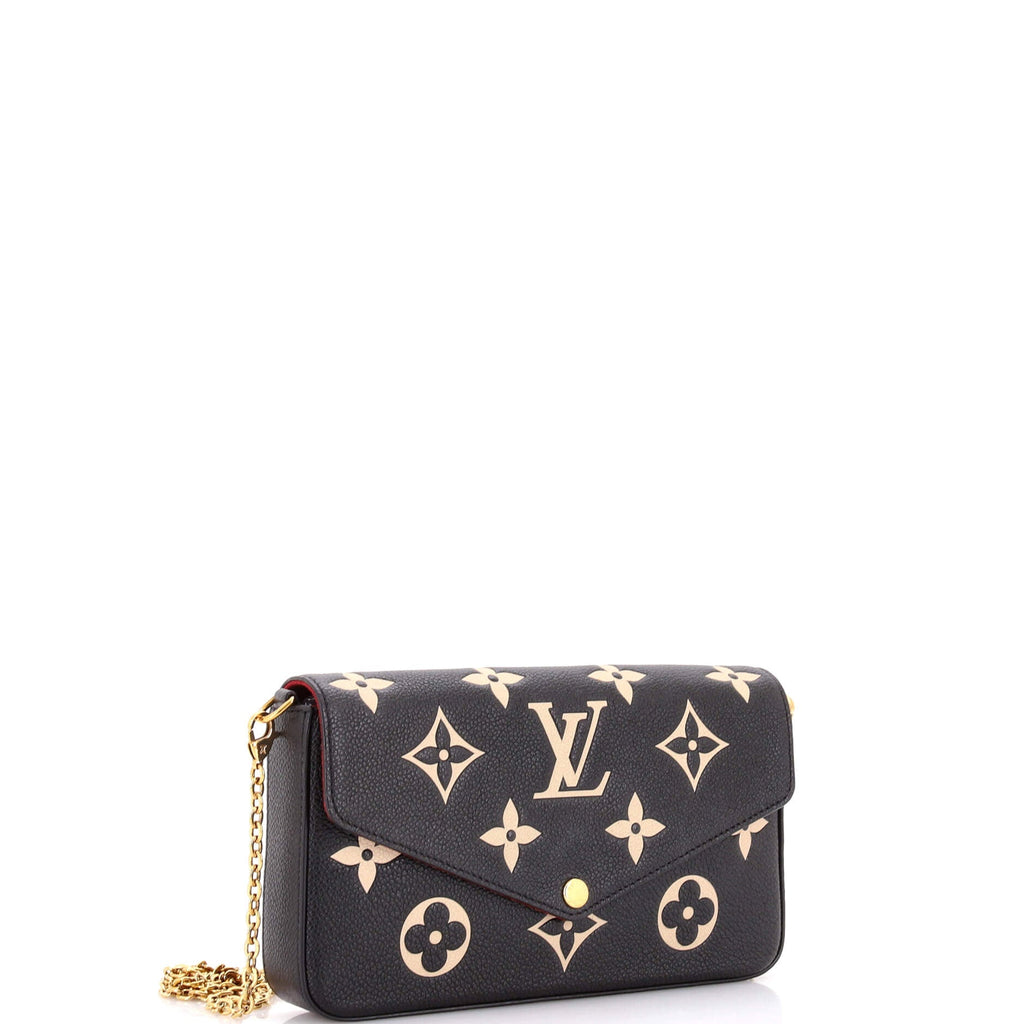 Felicie Pochette Bicolor Monogram Empreinte Giant
