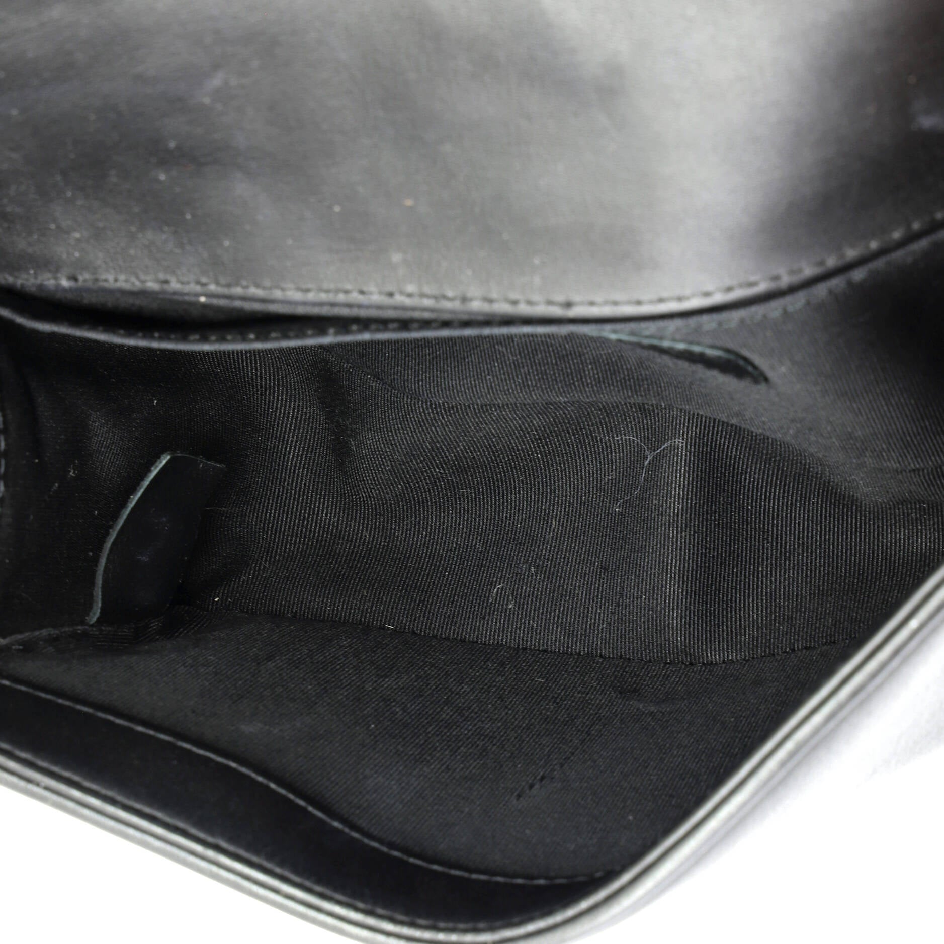 So Black Boy Flap Bag Quilted Lambskin Small