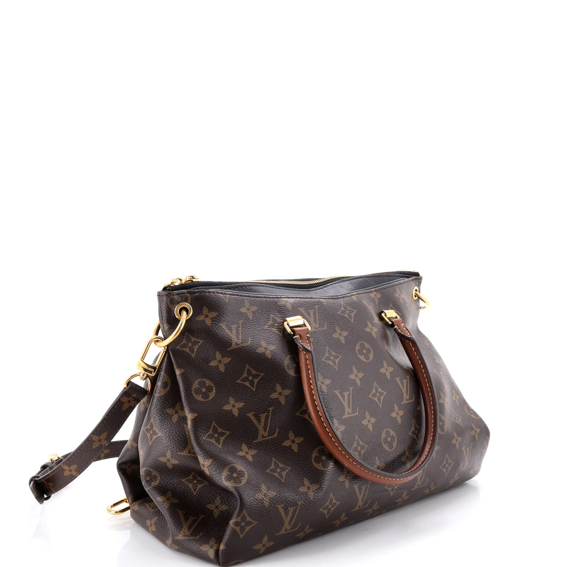 Pallas Tote Monogram Canvas with Leather