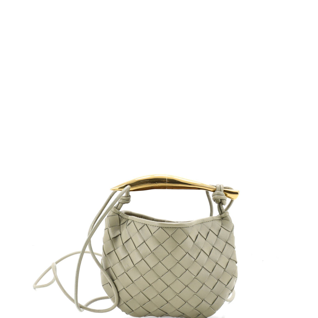 Sardine Top Handle Bag Intrecciato Nappa Mini