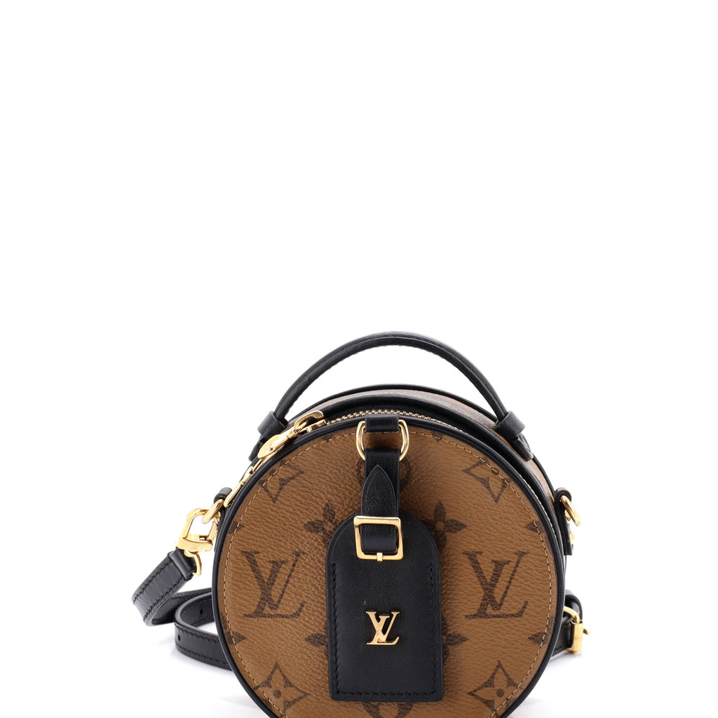 Mini Boite Chapeau Bag Reverse Monogram Canvas