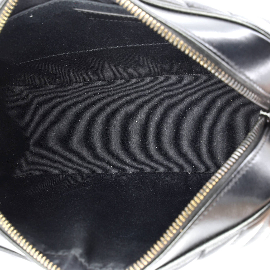 Lou Camera Bag Matelasse Chevron Leather Small