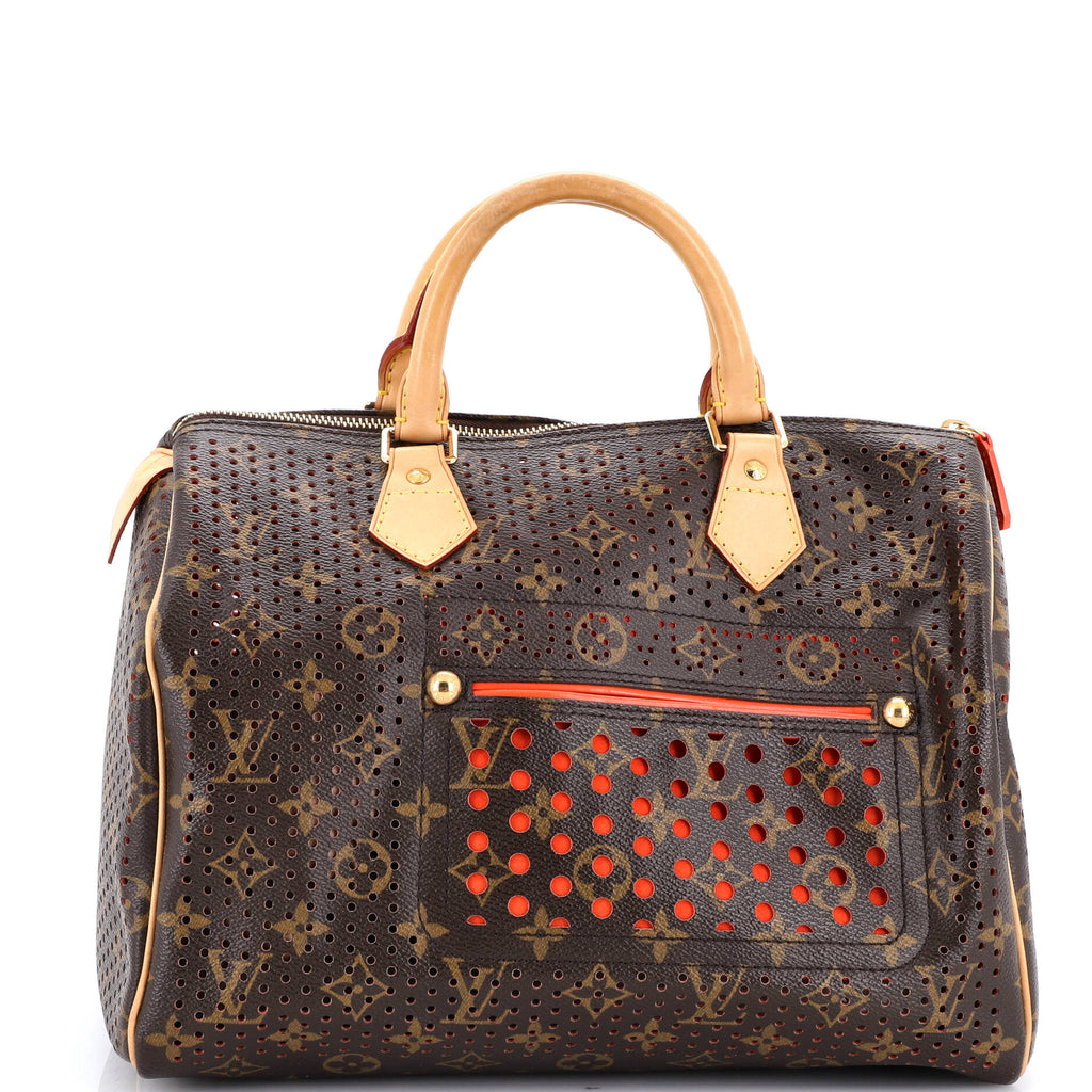 Speedy Handbag Perforated Monogram Canvas 30