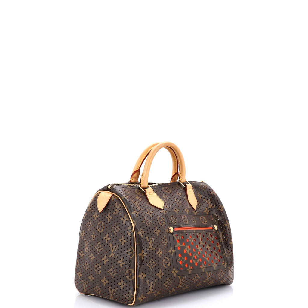 Speedy Handbag Perforated Monogram Canvas 30