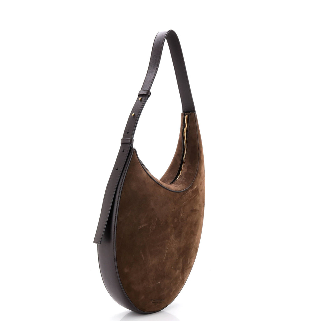 Drop Shoulder Bag Suede Large