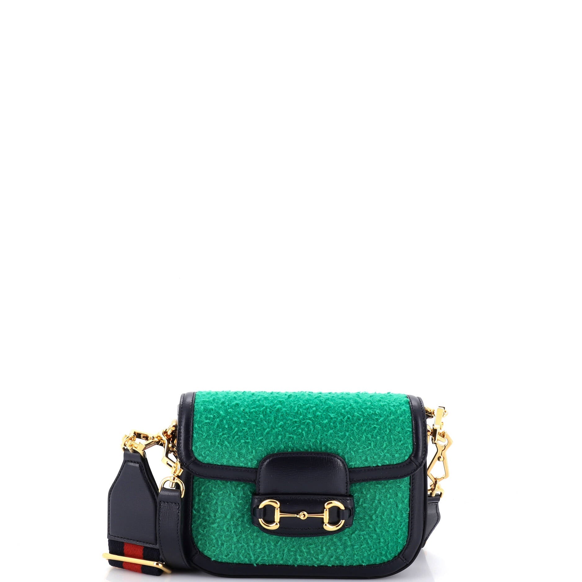 Horsebit 1955 Shoulder Bag Wool Mini