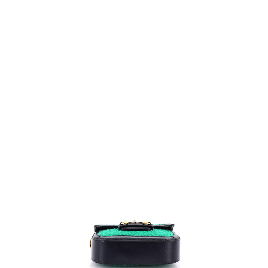 Horsebit 1955 Shoulder Bag Wool Mini