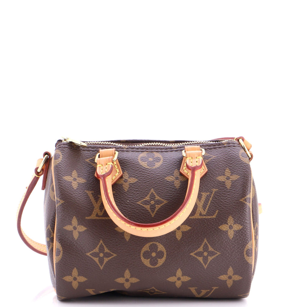 Speedy Bandouliere Bag Monogram Canvas Nano