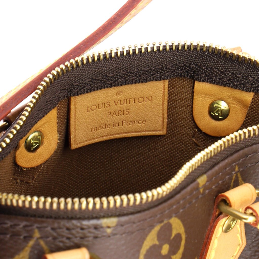 Speedy Bandouliere Bag Monogram Canvas Nano