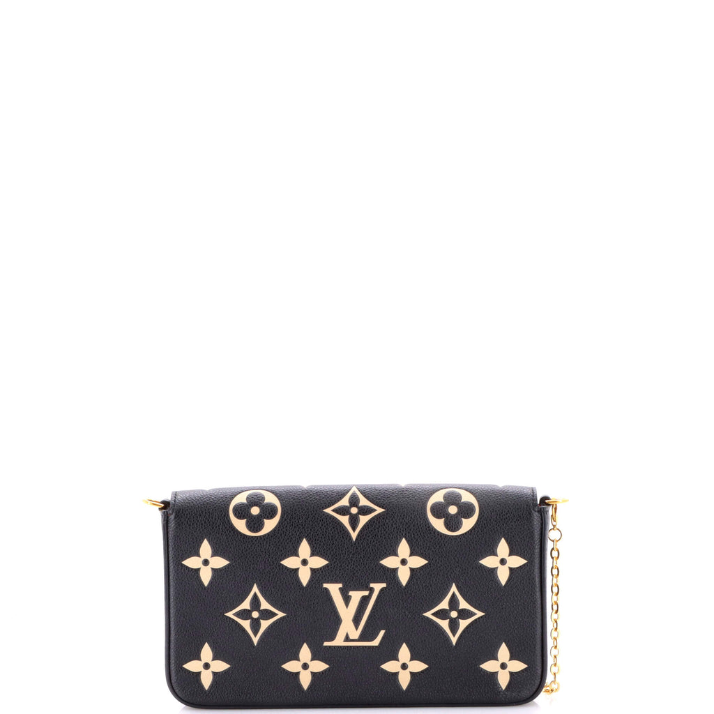 Felicie Pochette Bicolor Monogram Empreinte Giant