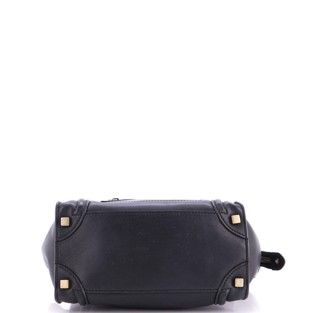 Luggage Bag Smooth Leather Micro