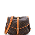 Saumur Handbag Monogram Canvas 35