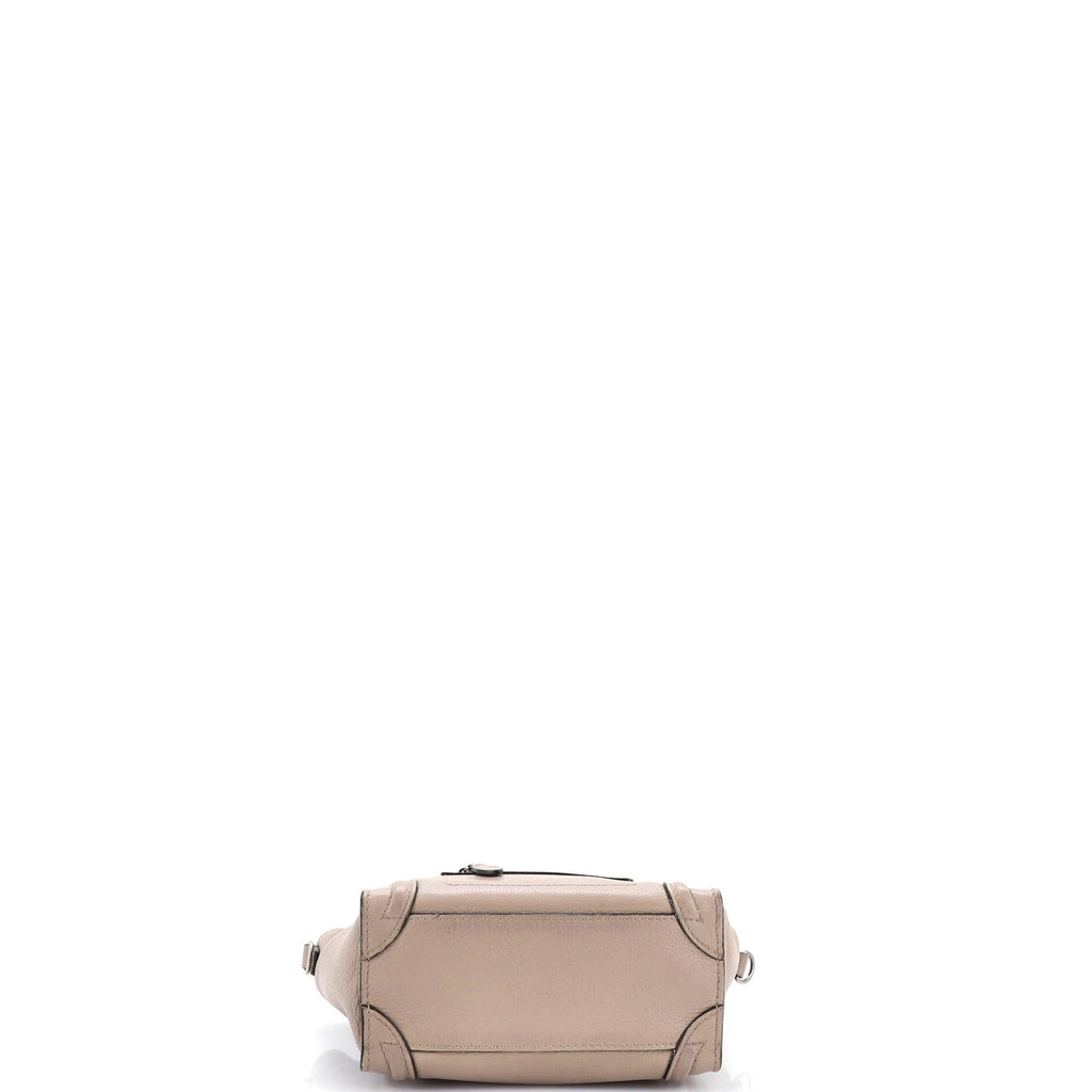 Luggage Bag Grainy Leather Nano