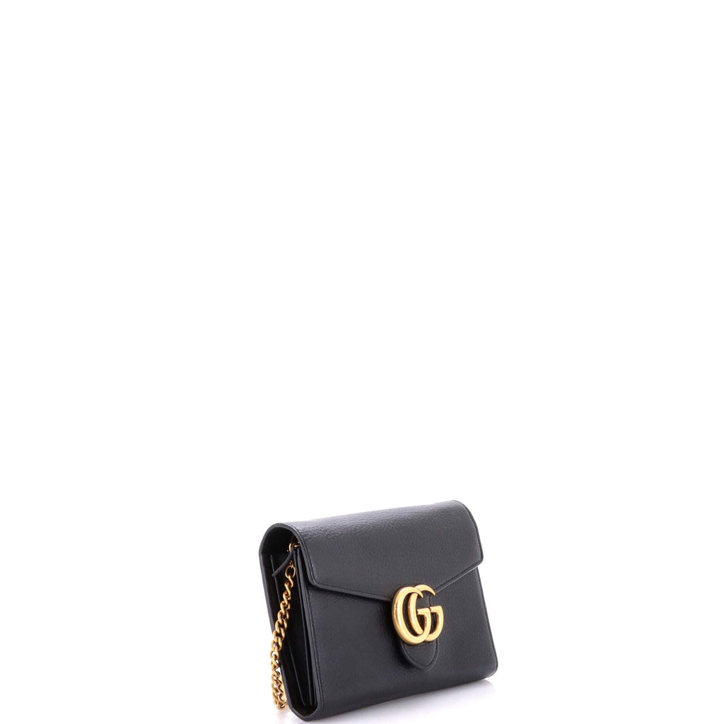 GG Marmont Chain Wallet Leather Mini