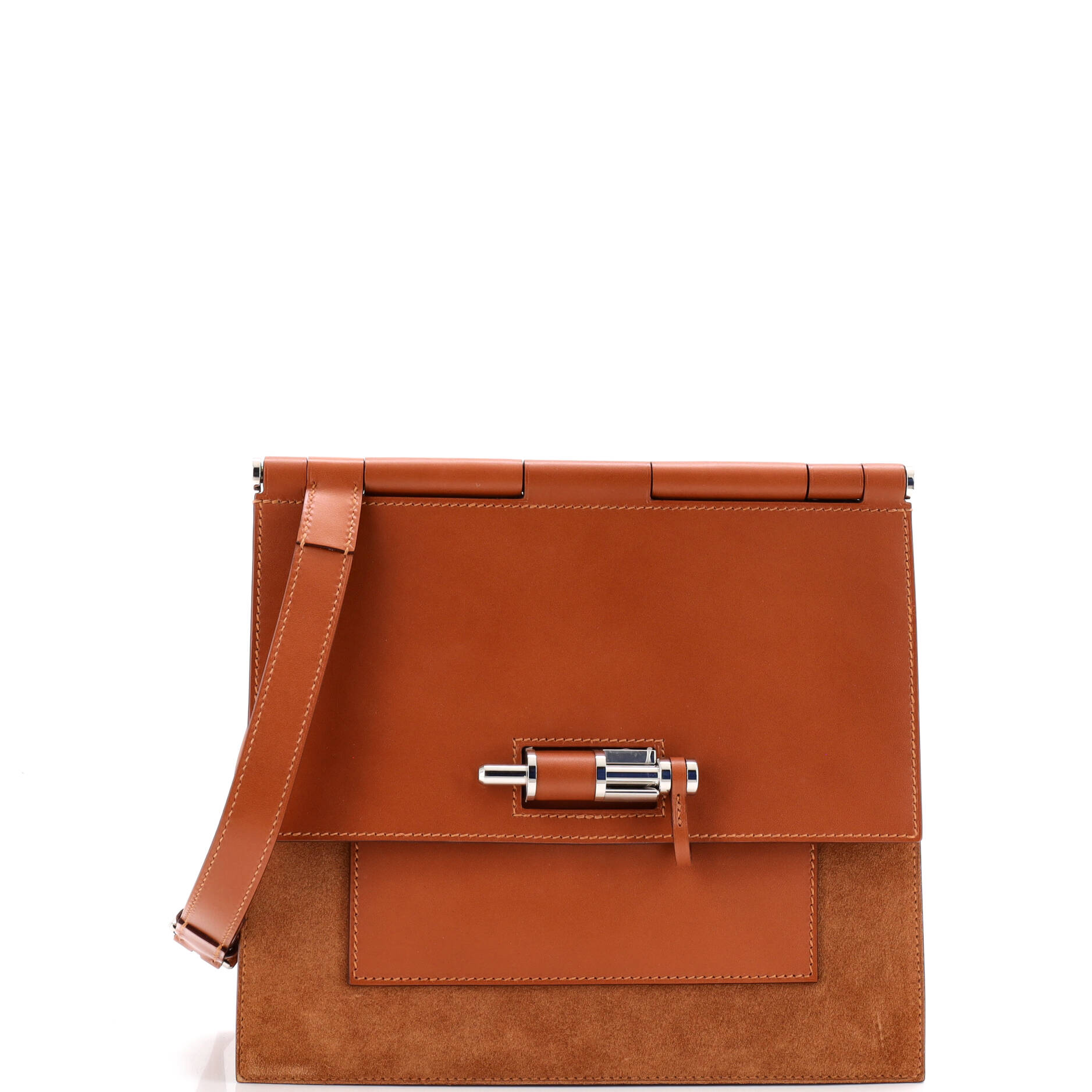 Sacabar Shoulder Bag Doblis Suede and Swift 24