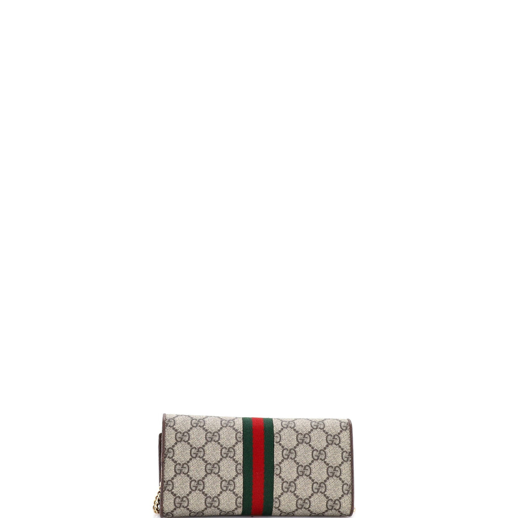 Ophidia Chain Wallet GG Coated Canvas