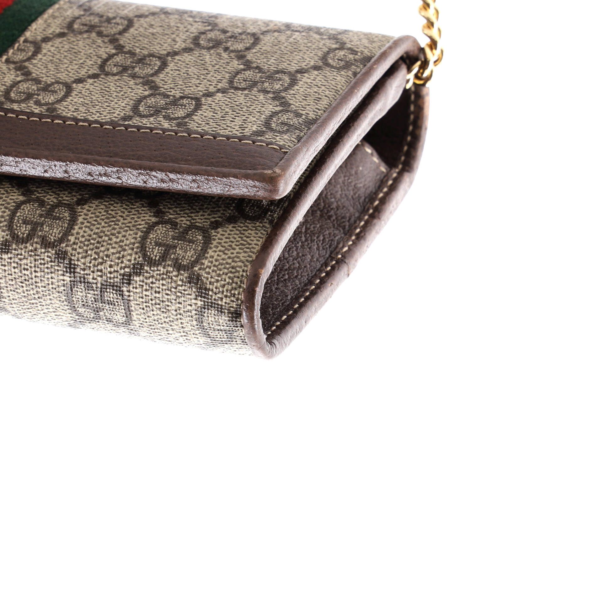 Ophidia Chain Wallet GG Coated Canvas