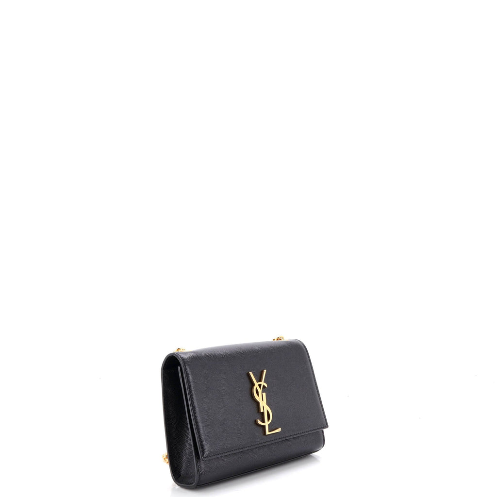 Classic Monogram Crossbody Bag Grainy Leather Small