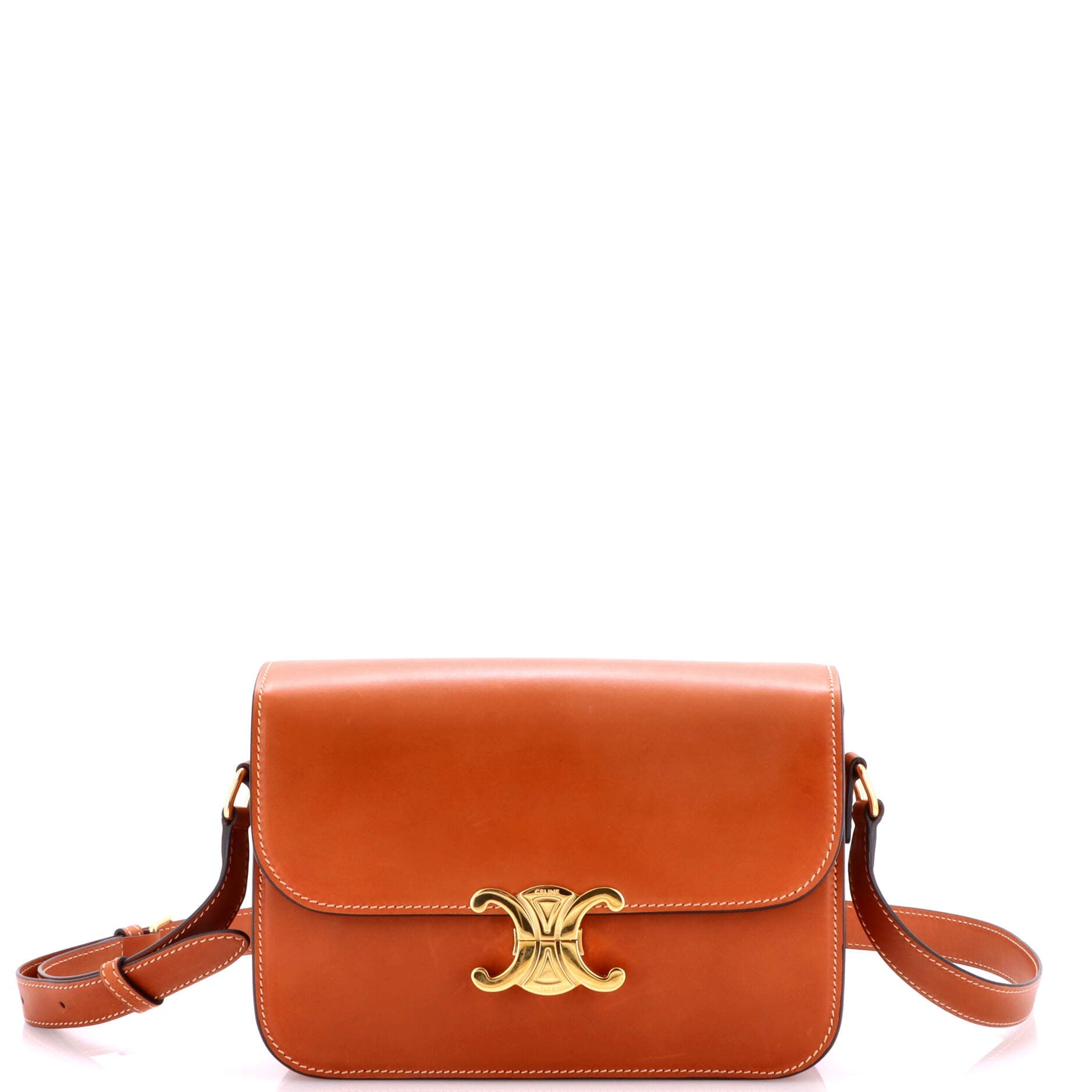Triomphe Shoulder Bag Smooth Calfskin Medium