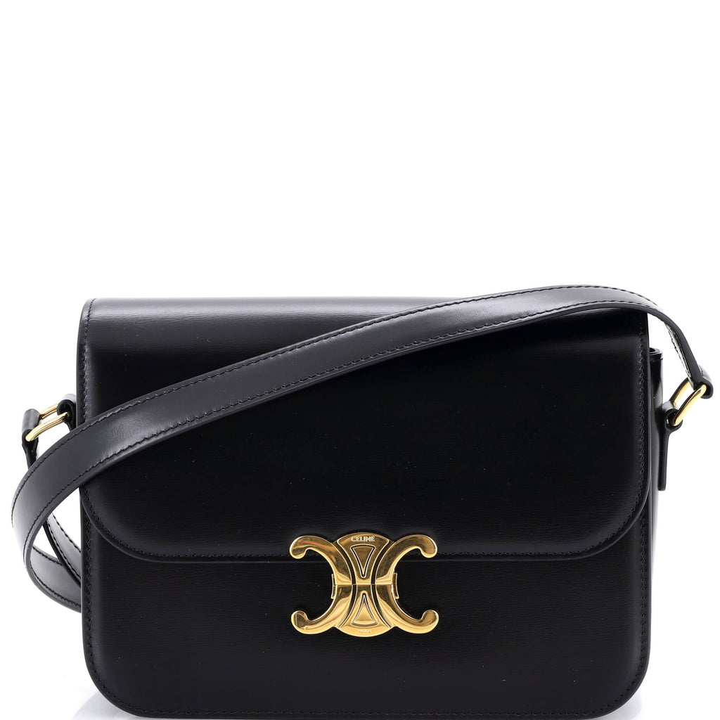 Triomphe Shoulder Bag Smooth Calfskin Medium