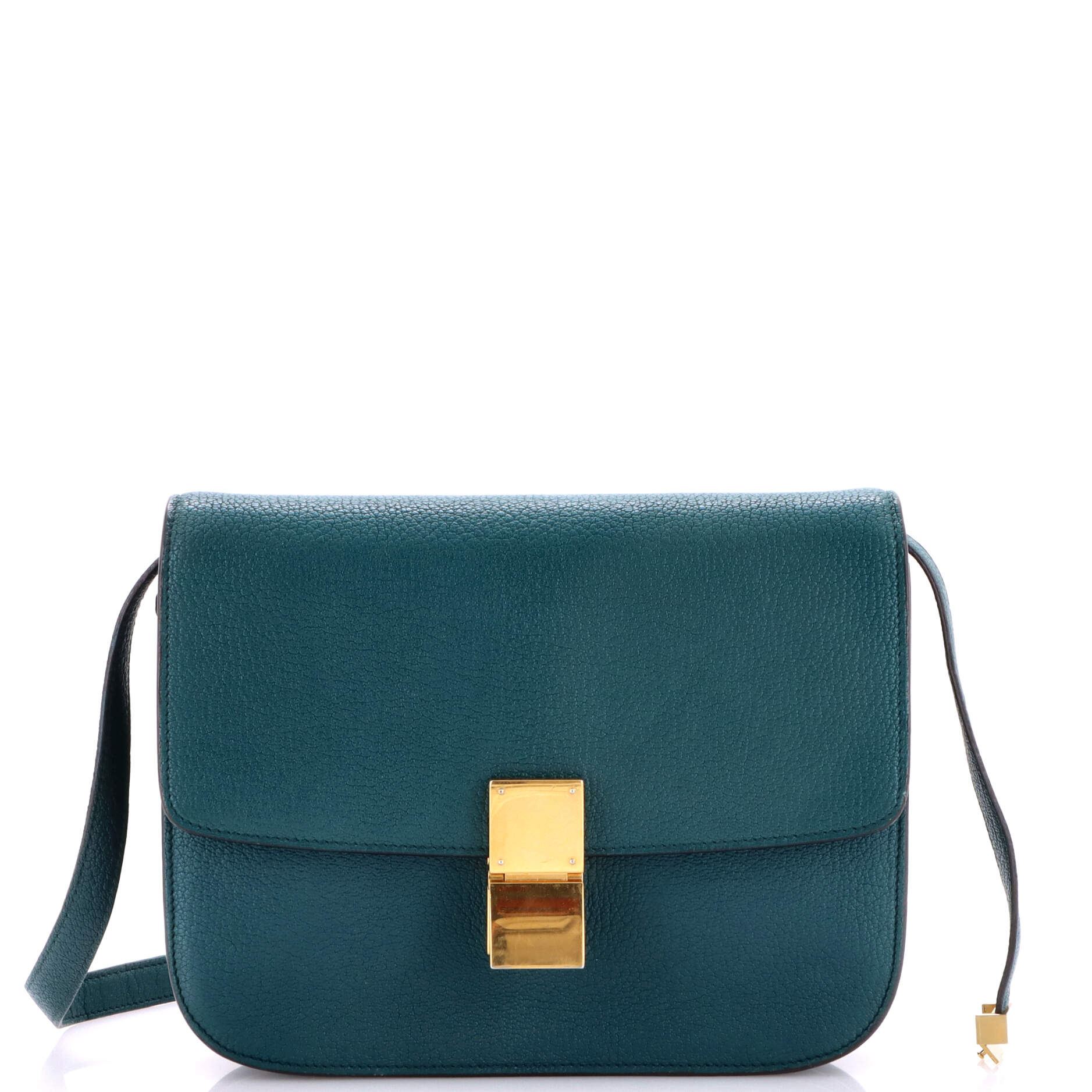 Classic Box Bag Grainy Leather Medium