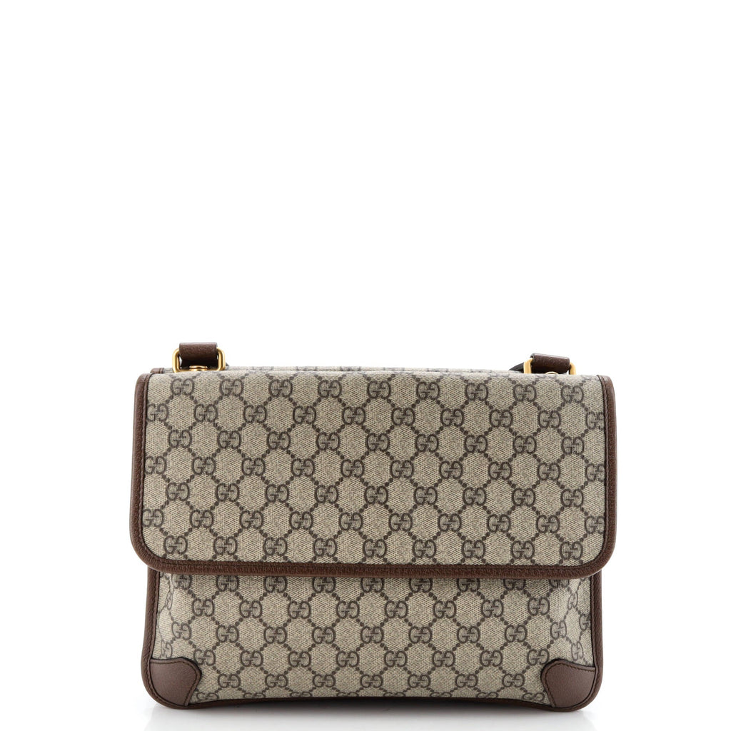 Neo Vintage Flap Messenger GG Coated Canvas Medium