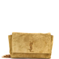Classic Monogram Reversible Shoulder Bag Suede and Leather Medium
