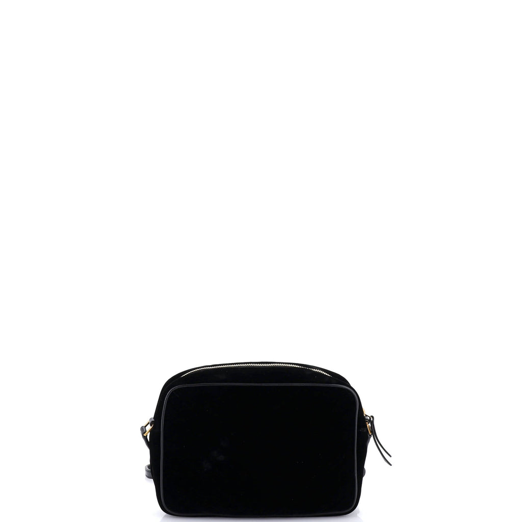 Lou Camera Bag Matelasse Chevron Velvet Small