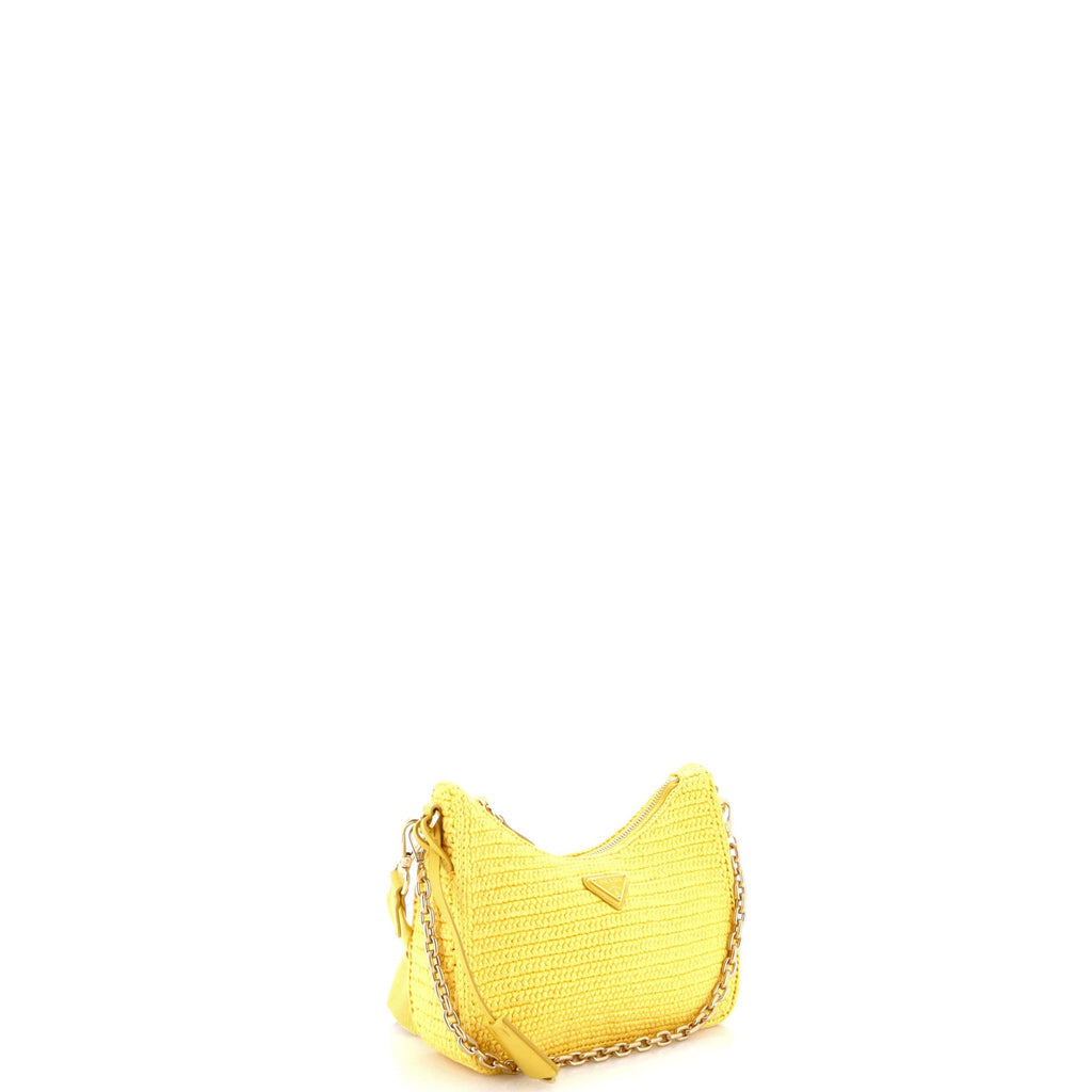 Re-Edition 2005 Shoulder Bag Raffia Small