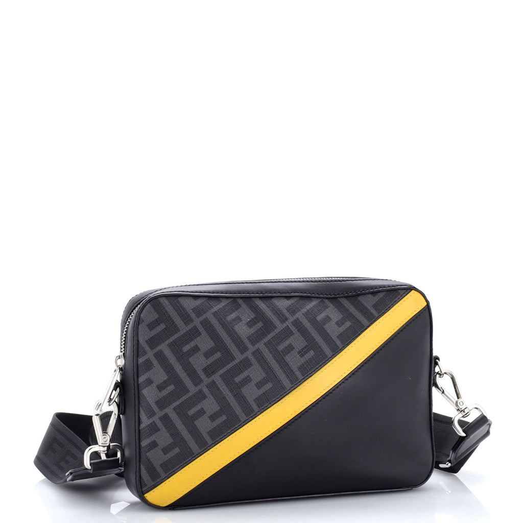 Camera Case Bag Zucca Coated Canvas and Leather Small