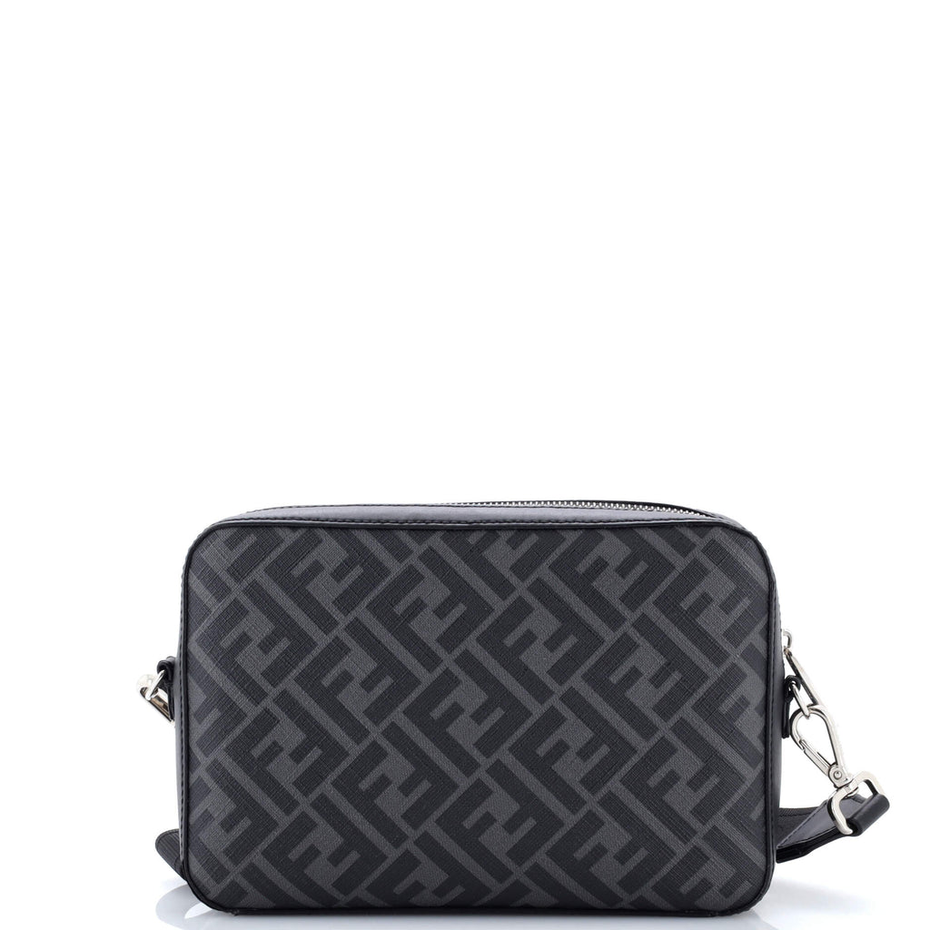 Camera Case Bag Zucca Coated Canvas and Leather Small
