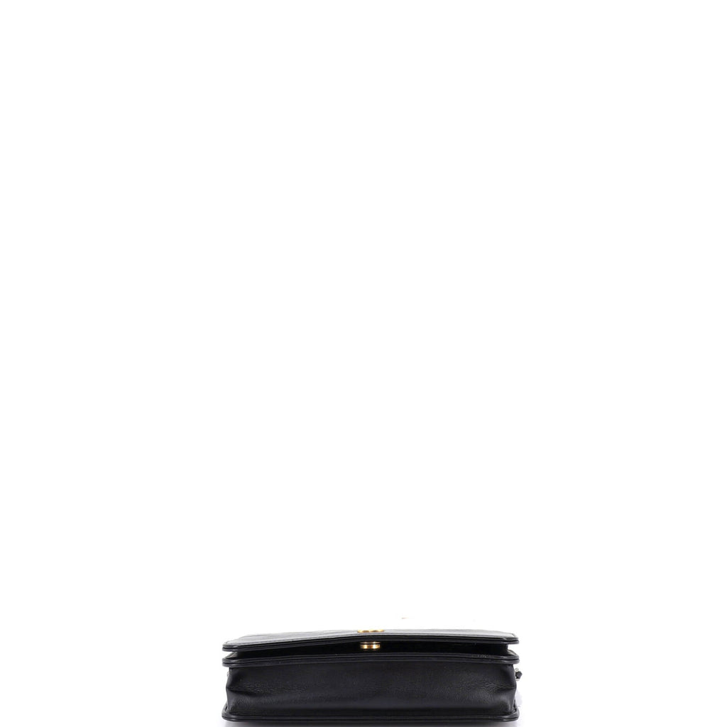 Gabrielle Wallet on Chain Chevron Aged Calfskin