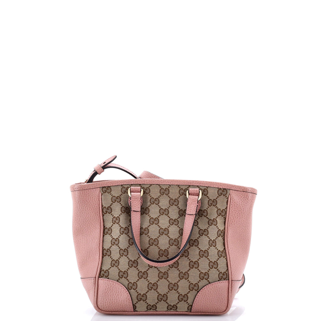 Bree Convertible Tote GG Canvas with Leather Small