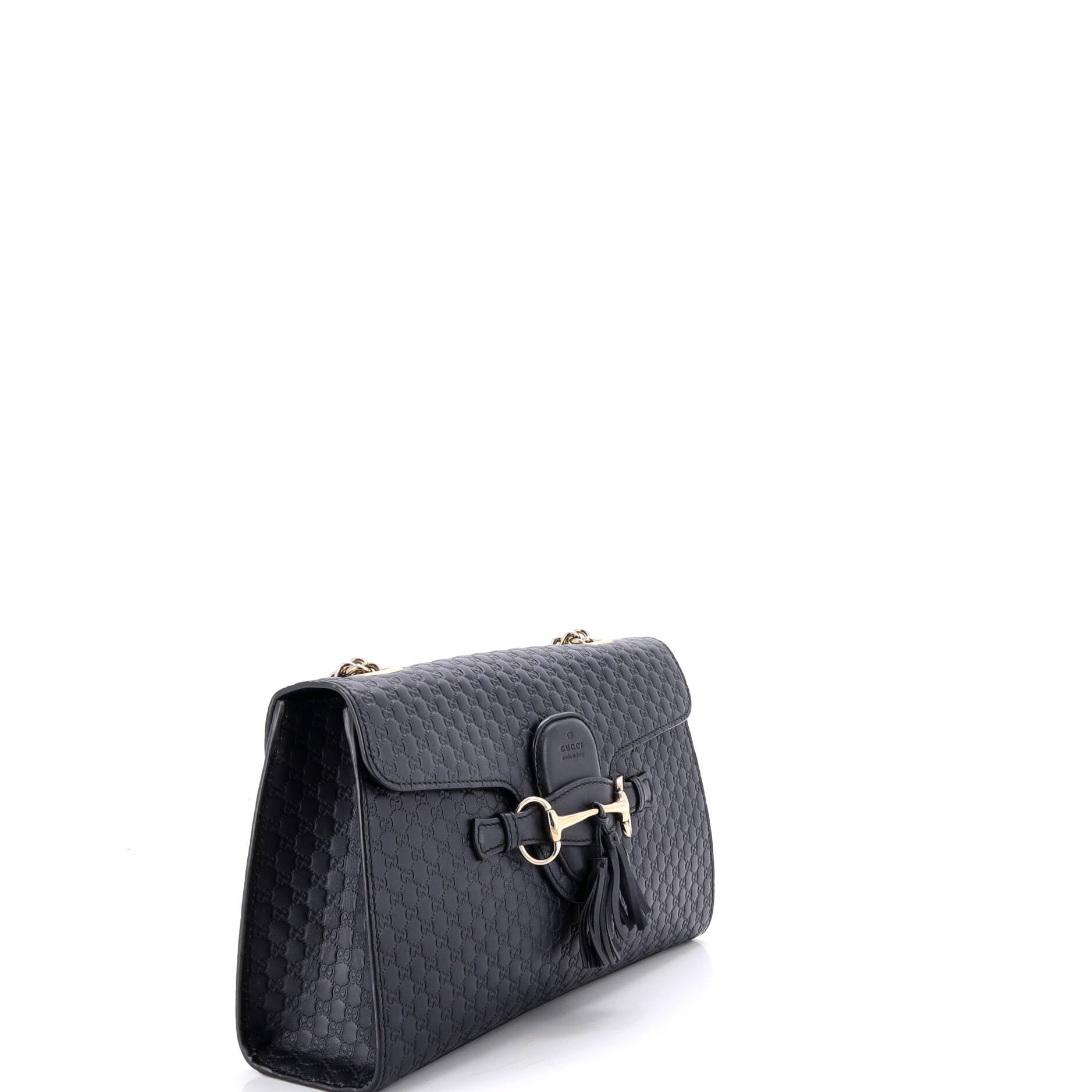 Emily Chain Flap Bag Microguccissima Leather Medium