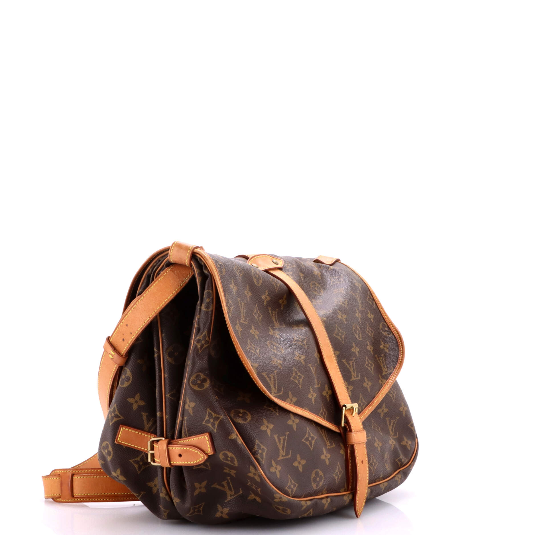 Saumur Handbag Monogram Canvas 35