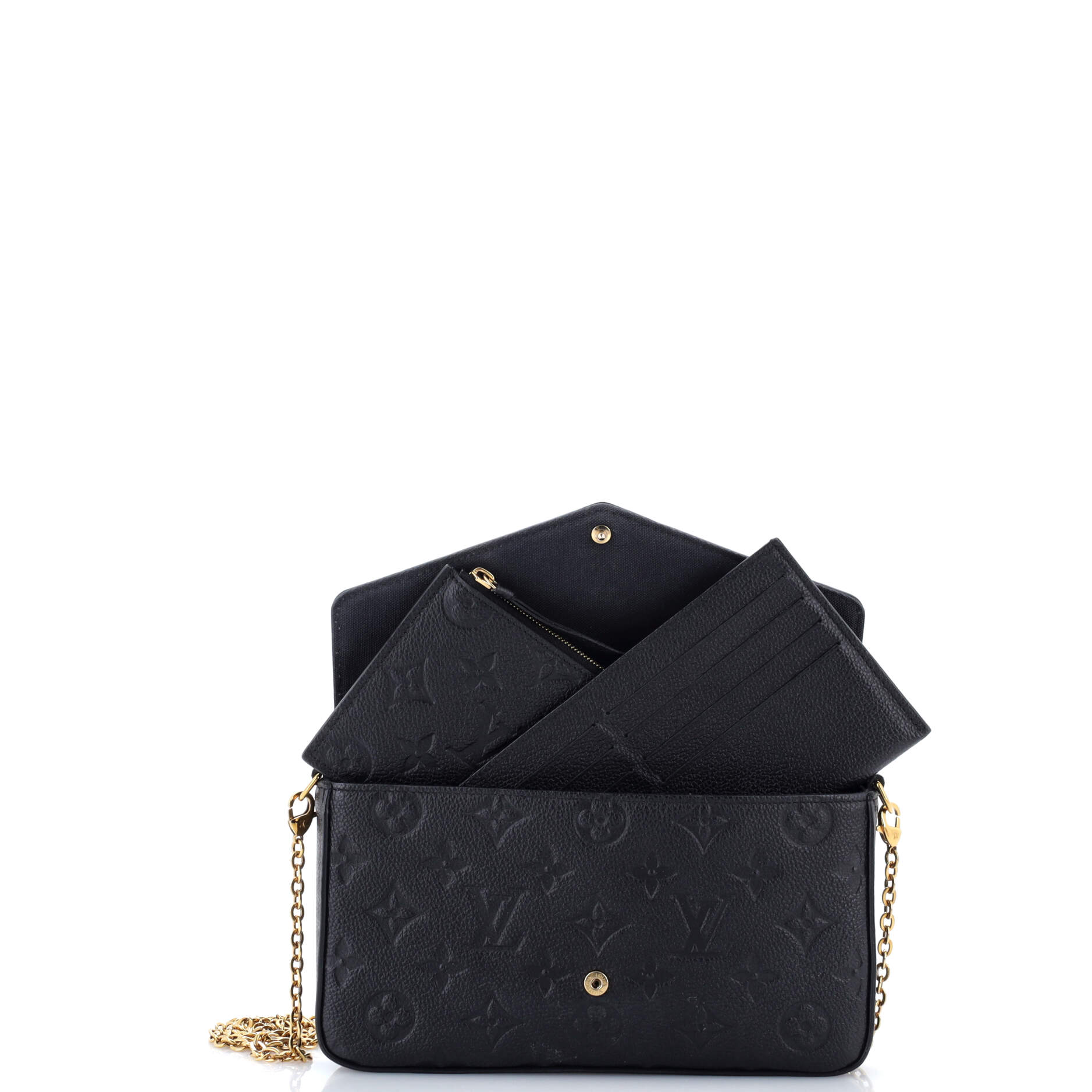 Felicie Pochette Monogram Empreinte Leather