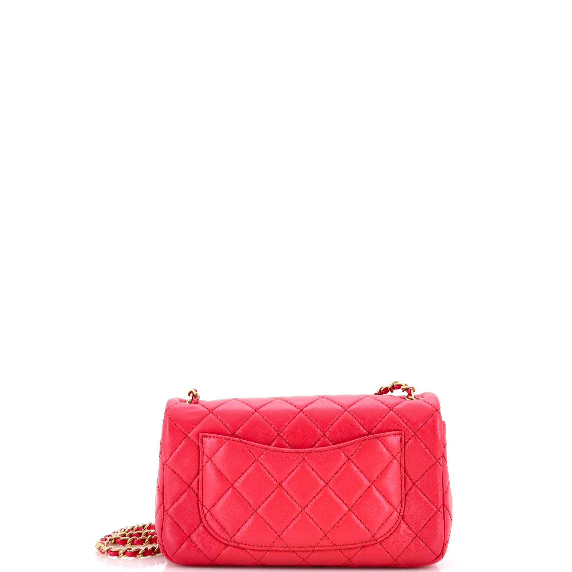 Pearl Crush Flap Bag Quilted Lambskin Mini