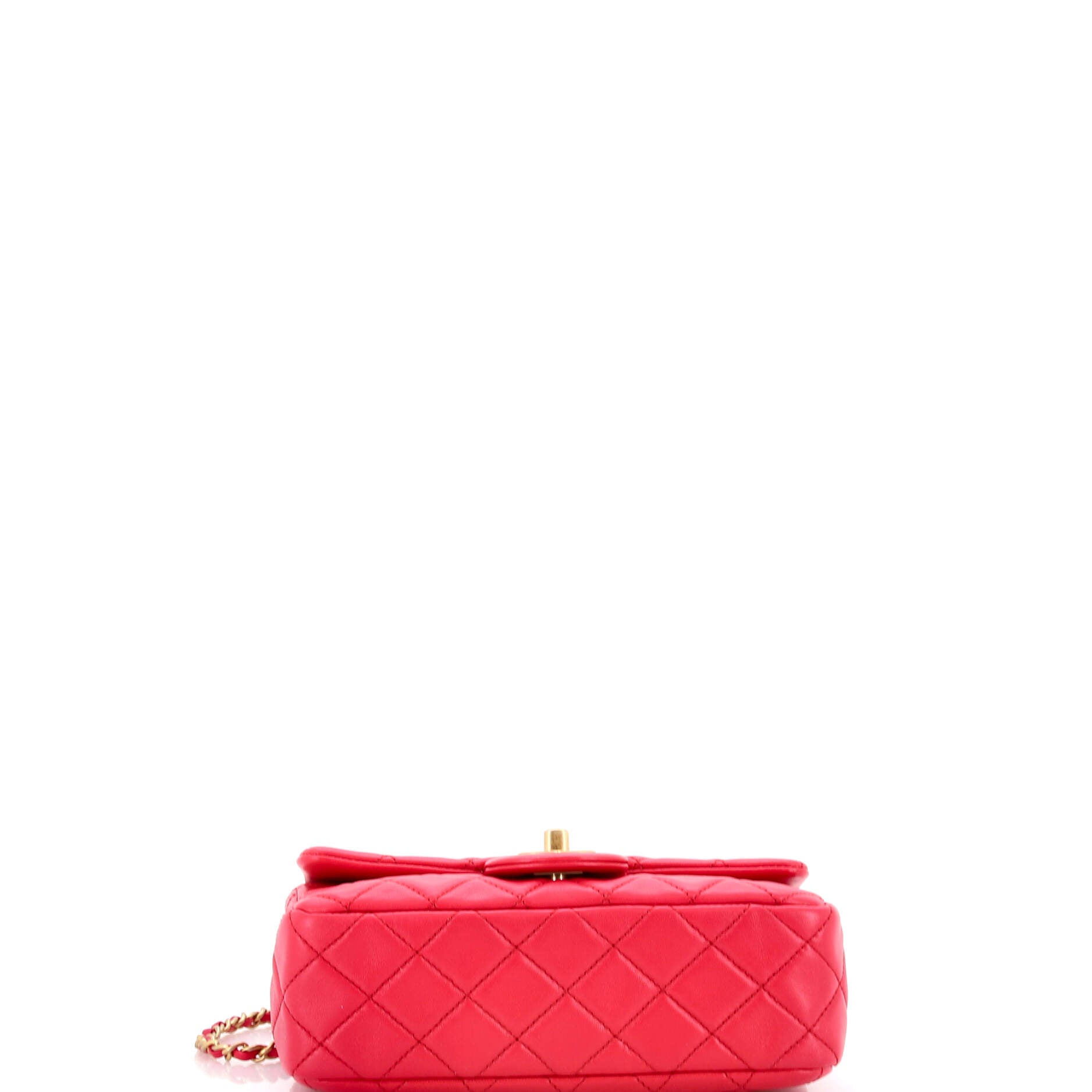 Pearl Crush Flap Bag Quilted Lambskin Mini