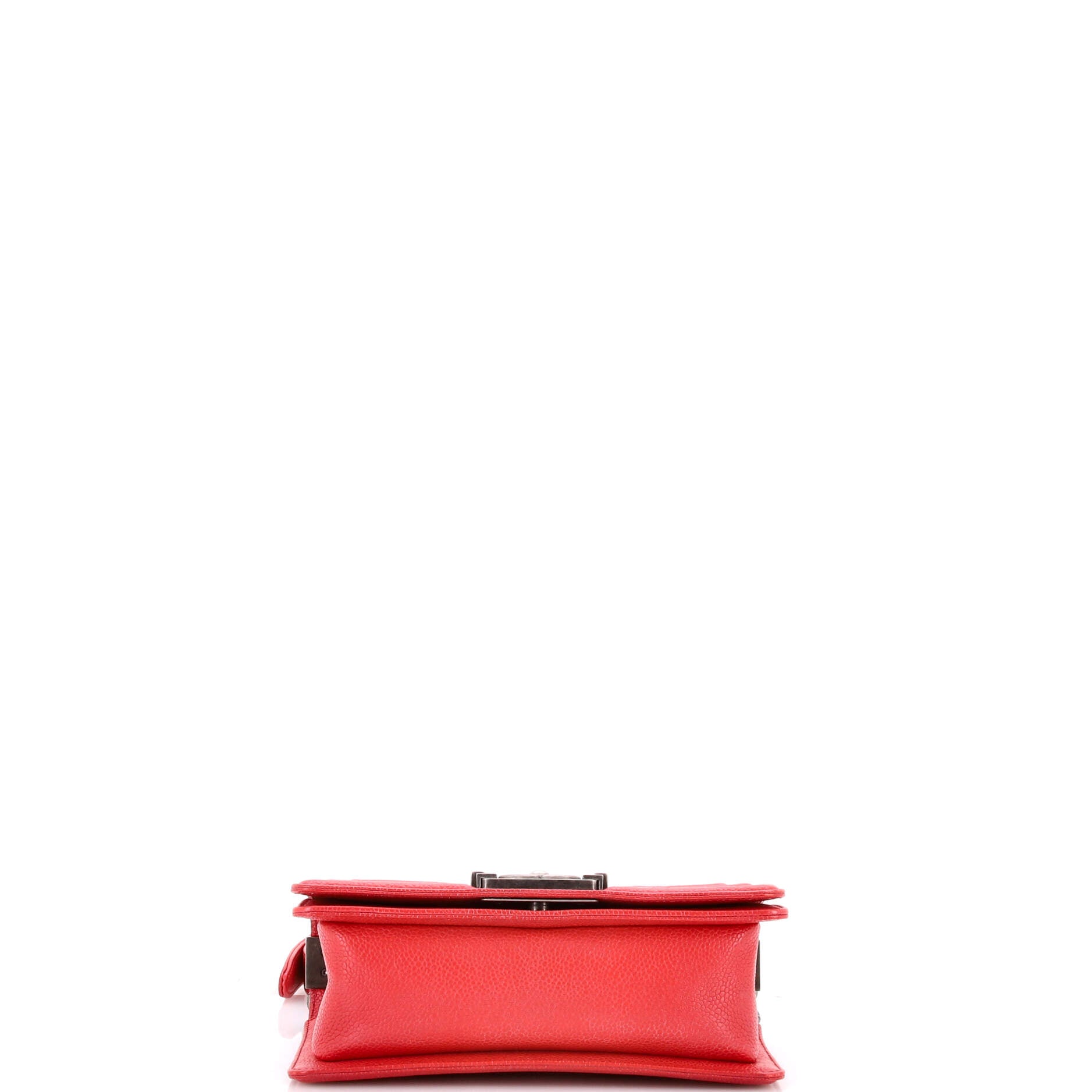 Boy Flap Bag Chevron Caviar Small