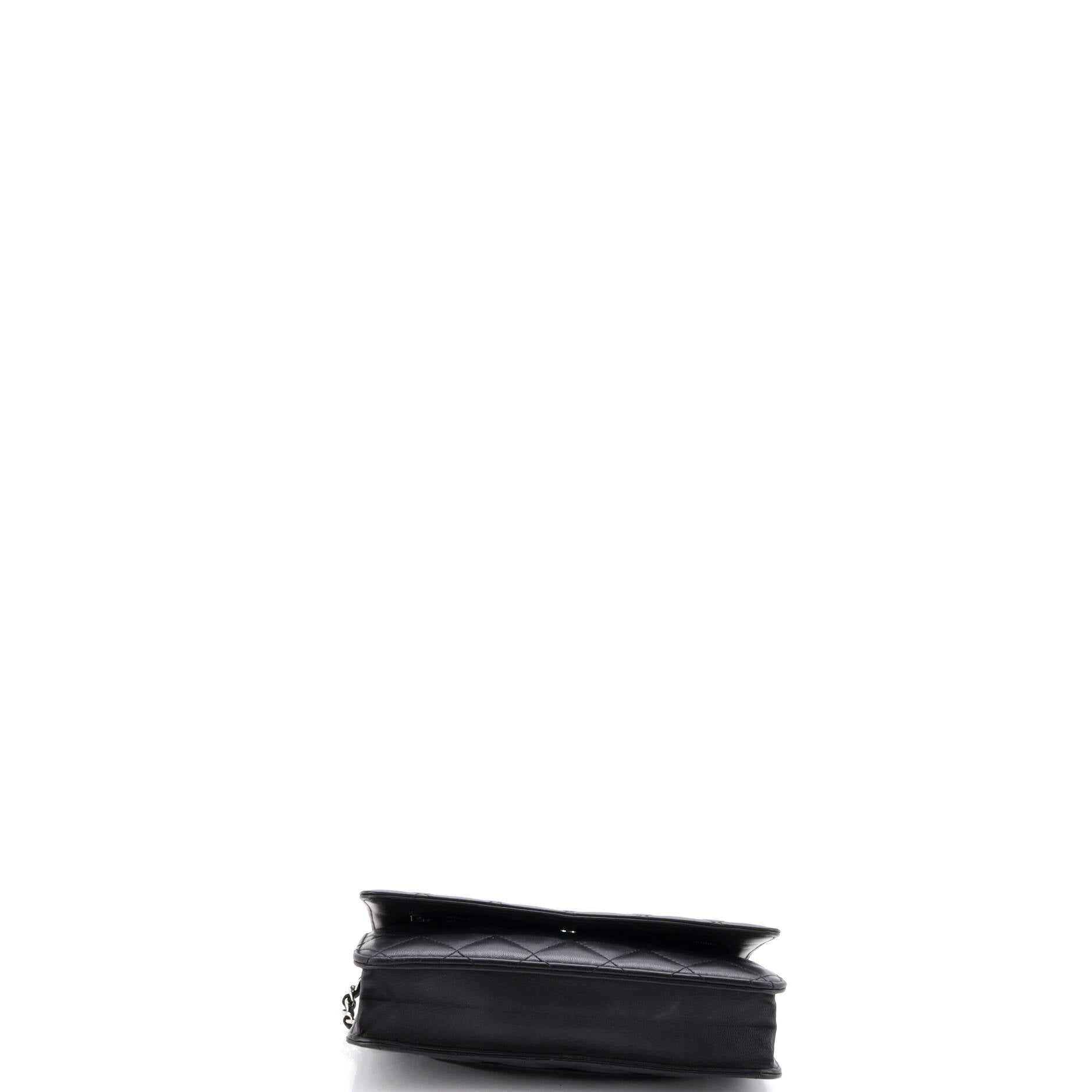 Wallet on Chain Quilted Lambskin