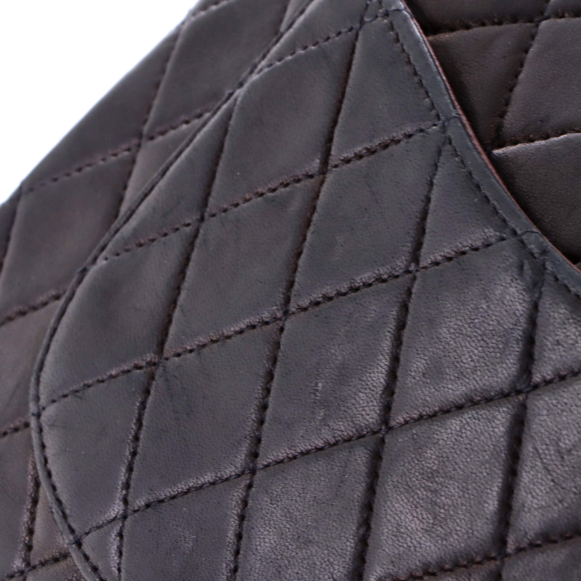 Vintage Classic Double Flap Bag Quilted Lambskin Small