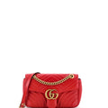 GG Marmont Flap Bag Matelasse Leather Small