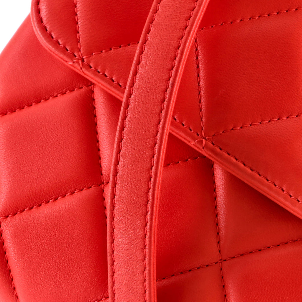 Trendy CC Top Handle Bag Quilted Lambskin Small