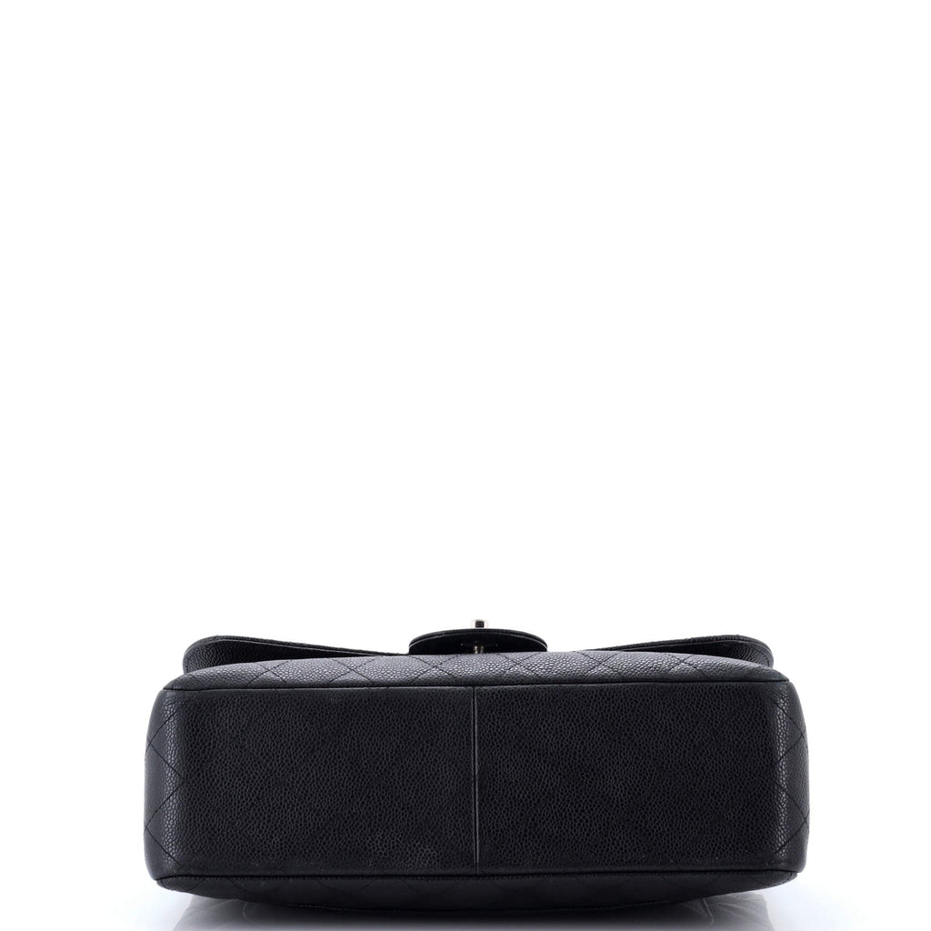 Classic Double Flap Bag Quilted Caviar Jumbo